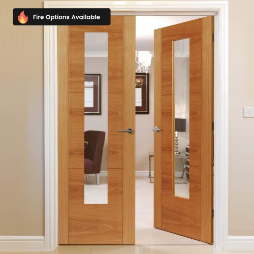 Mistral Oak Glazed Internal Door
