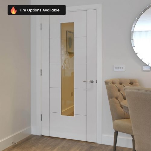 Emral White Glazed Internal Door