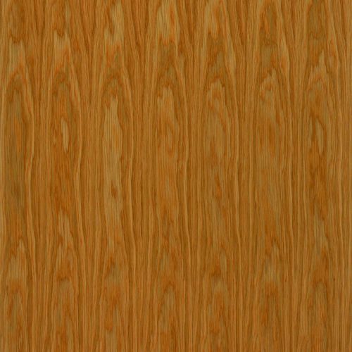 Oak veneered flush