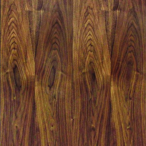 Walnut veneered flush