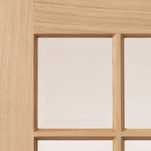 Tutbury Oak Glazed Internal Door – Unfinished