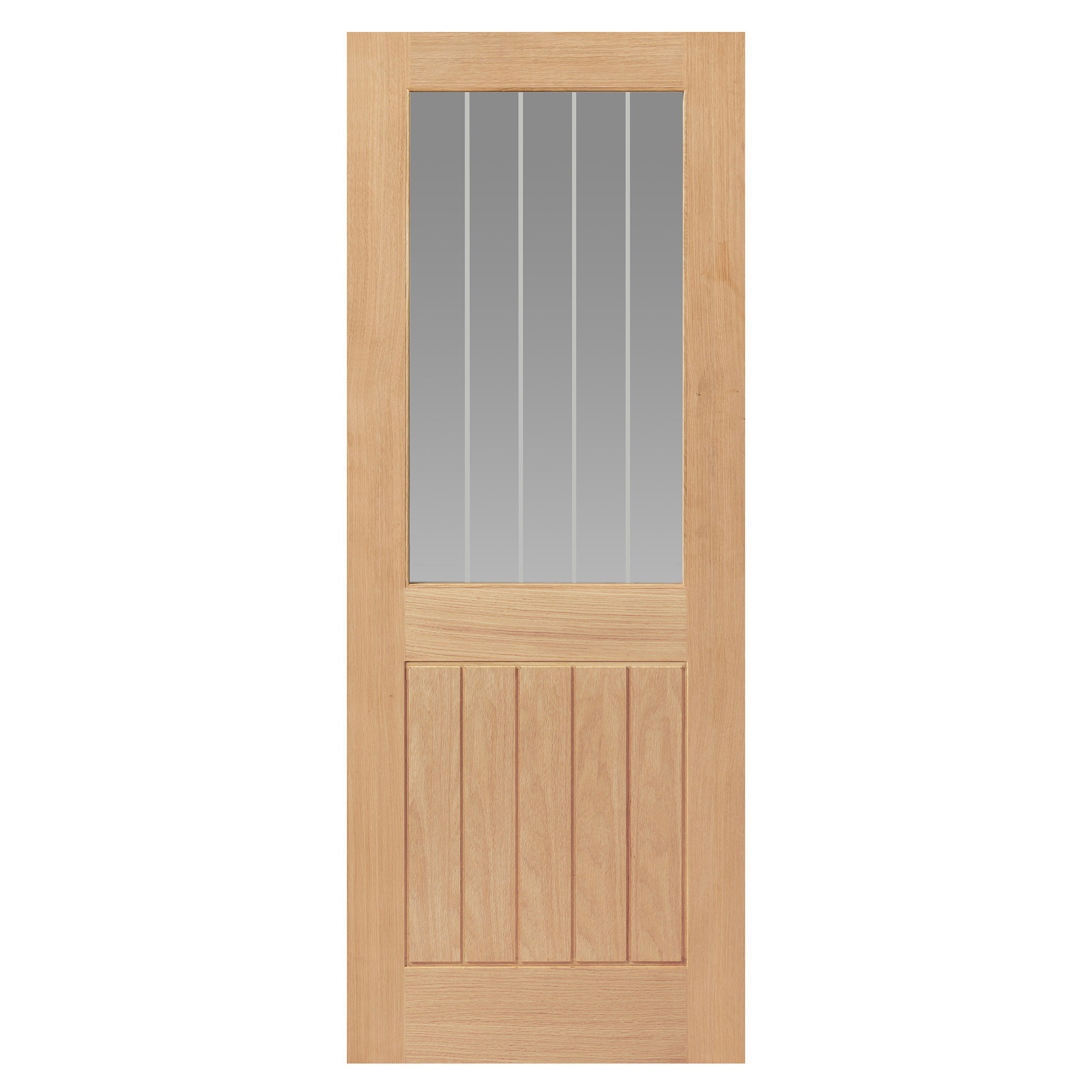 Thames 1/2 Light Oak Internal Door - Image 2