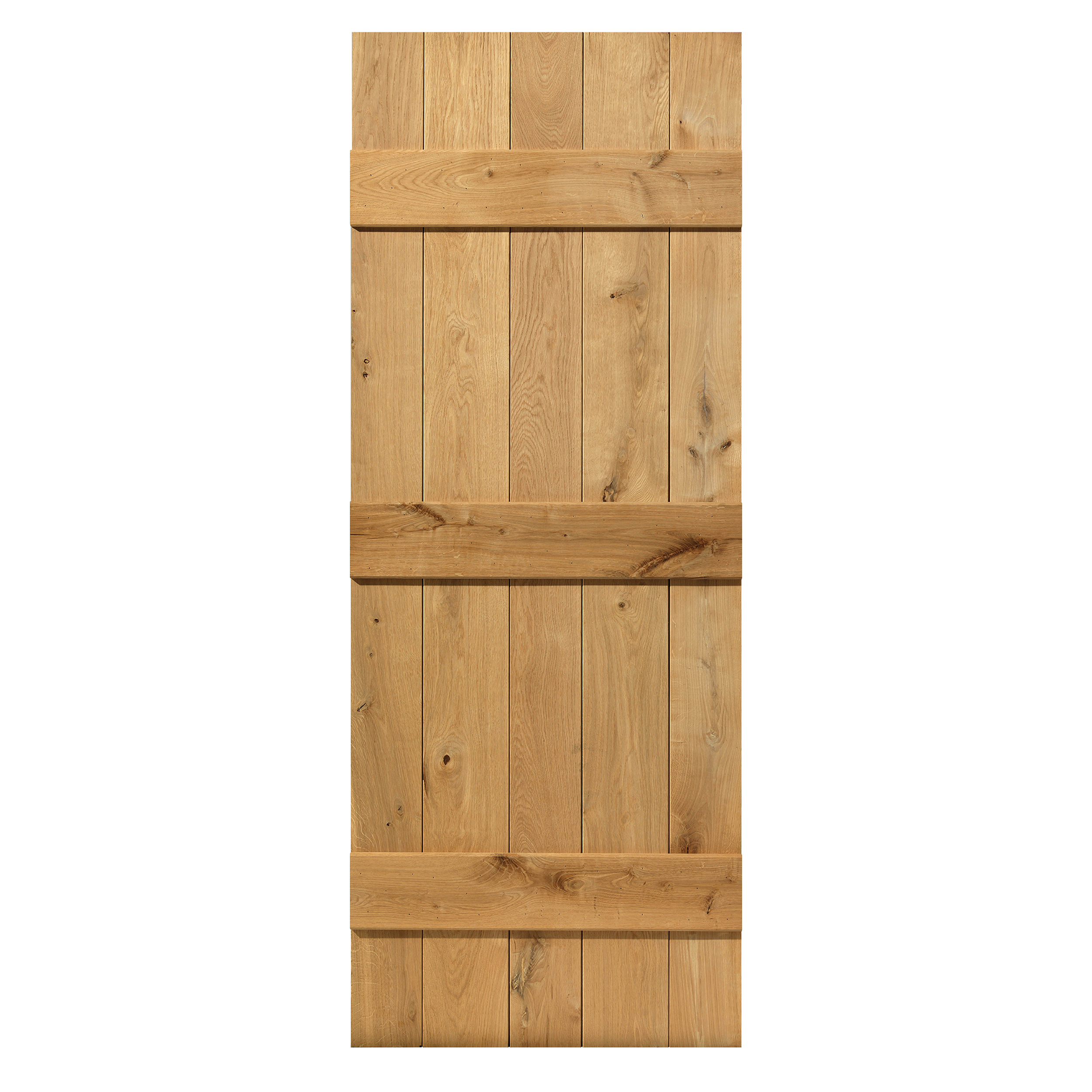Rustic Oak Ledged Internal Door - Image 2