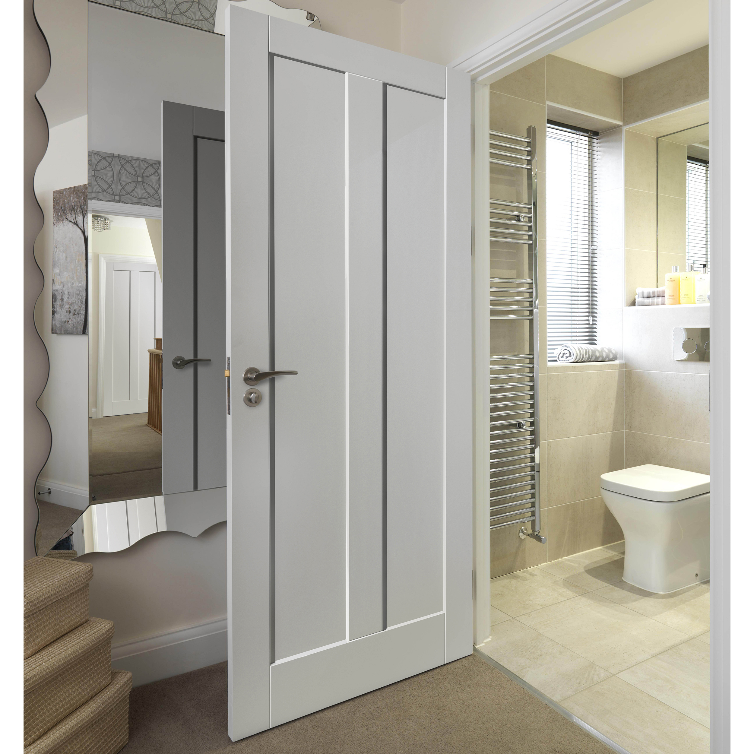 Barbados White Internal Door