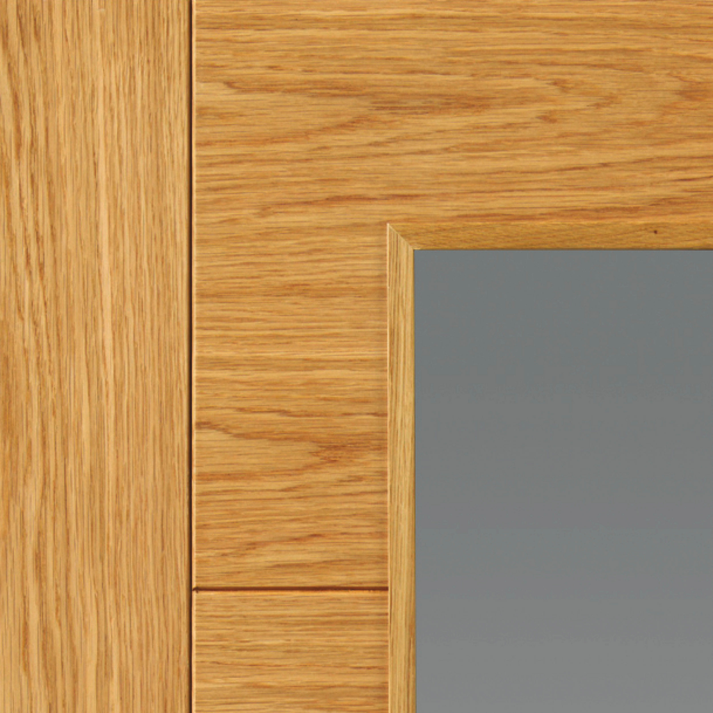 Bela Oak Glazed Internal Door - Image 3