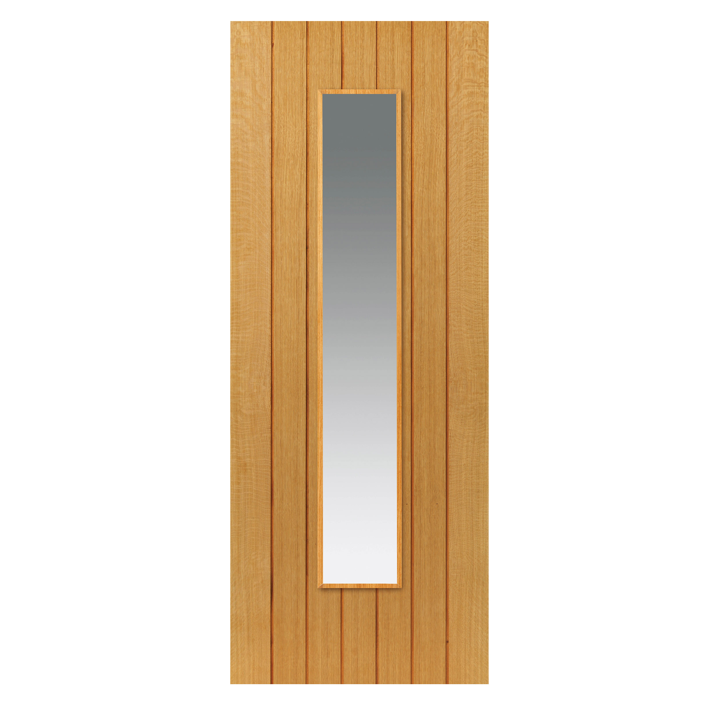 Cherwell Oak Glazed Internal Door - Image 3
